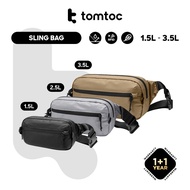 [NEW] tomtoc T33 Chest Bag RFID Protection Sling Bag Men Crossbody Bag Daily Shoulder Bag - Beg Sila