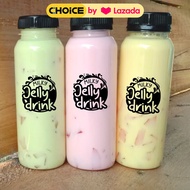 Stiker kemasan Es Jelly Drink Transfaran isi 100