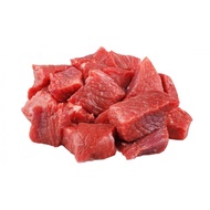 2'2" Australia Boneless Mutton Trunk Meat Cubed 1Kg± Frozen Halal
