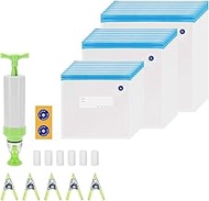 Inkbird Sous Vide Bags, 30 Reusable Vacuum Food Storage Bags for Anova, Chefsteps, and Joule Cookers