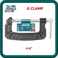 [ TOTAL ] (THT13141 to THT13161) G Clamp C Clamp | 4inch to 6inch | 100mm to 150mm | Heavy Duty