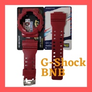 G-Shock GA GD GAX GLS 100 110 120 140 Band and Bezel BNB Maroon Complete with Buckle & Keeper Tali J