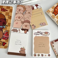 A7 Square Mini capybara memo sticky note writing notes cute capybara