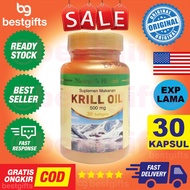 NATURES NATURES NATURE HEALTH KRILL OIL 500MG 500 MG OMEGA 3 FISH KESEHATAN JANTUNG OTAK 30 KAPSUL