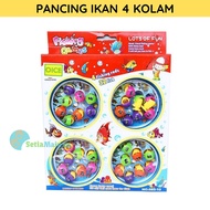 Magnetic Fishing Games for Children: 4 Pools, 32 Pcs | Boys' toys birthday gifts