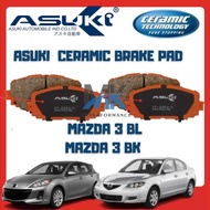 ASUKI CERAMIC BRAKE Brake Pad- MAZDA 3 BL / MAZDA 3 BK FRONT AND REAR SET