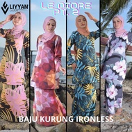 BAJU KURUNG IRONLESS/Baju Kurung Moden/Baju Kurung Le Diore by LIYYAN COUTURE part 2