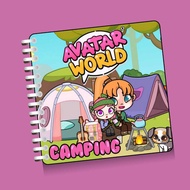Avatar World Paper Book Camping Edition Children's Toy Disassemble Quiet Book - Paper Doll House Ava