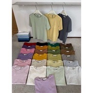 Seek short-sleeved basic cotton shirt 10328