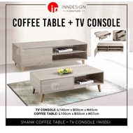 W005 4.5ft TV Console / TV Cabinet + Coffee Table