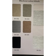 Indoor Motorized Zebra Blinds Shade App Controlled Electric Polyester Blackout Day Night Zebra Rolle