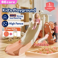 🔥Free Ball🔥gelongsor kanak kanak Foldable  kids slide kids playground Slide Indoor Swing Basket Slid