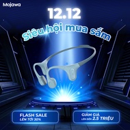 Mojawa RunPlus Blue Swimming Headphones – Waterproof - 32GB - Bone Conduction Headphones for Gym, Sw