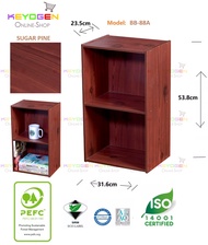 (Stok Sedia) 2 Tier Rak Utiliti BB-888-Lebar 31.6Cm X Kedalaman 23.5Cm X Ketinggian 53.8Cm-Ketebalan