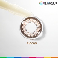 maxim คอนแทคเลนส์สี รายเดือน รุ่นตาสวย กล่องสีฟ้า (1 กล่อง 1 คู่