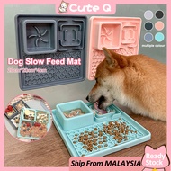 Cute Q slow feeder dog bowl  pet feeder pet  cat food mat dog slow feeder slow feeder cat bowl dog a
