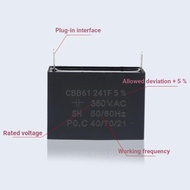Gasoline Generator Accessories Capacitor 10/20U Fan Shape/24UF Square 42UF/EF2600EF6600 Capacitor C6