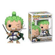 Genuine Funko pop One Piece Ronoa Zoro Three Swords Peripheral Hand-made Trendy Play Decoration yy4.