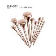 IMAGIC Makeup Brush Kit Accessories 9pcs Nylon Hair Foundation Powder Brushes