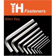 (1 pc) Allen Key Size 1.5mm 2mm 2.5mm 3mm 4mm 5mm 6mm 8mm 10mm 内六角扳手 Allen Key Screw