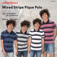 Aeropostale Mixed Stripe Pique POLO