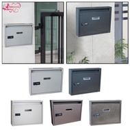 [Abbraccia] Wall Mounted Post Box Metal Mailbox, for  Indoor E Outdoor Entryway Townhouse Decorative