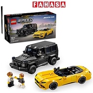 Đồ Chơi Lắp Ráp Siêu Xe Mercedes AMG GT Roadster 2024 & AMG G63 - Lego Speed Champions 76924 (808 Mả