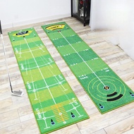 Golf Putter Auxiliary Training Mat with Ruler Wear-Resistant Dirt-Resistant Indoor Putter Practice M
