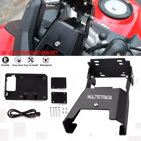 GPS Smart Phone Navigation Mount Adapter Holder Bracket For Ducati Multistrada 1260 1260GT Multistra