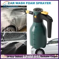 【Local Shipment】2L Car Clean Washer Sprayer Adjustable Handheld Electric Foam Sprayer Foaming Pump S