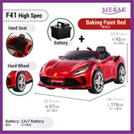Kids Electric Ride On Ferrari F8 Kereta Budak Elektrik Ferrari F8 Elektrik Kanak-Kanak 儿童电动法拉利F8 F41