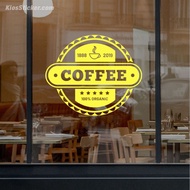 Cafe Quote Cutting Sticker QC-23 COFFEE – 100% ORGANIC