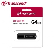 創見 Transcend JetFlash 700 USB3.0 64GB 黑色 高速 隨身碟 （TS-JF700-64G）