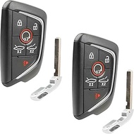 2X Key Fob Remote Replacement 6-Button Smart for 2020-2022 Chevrolet Corvette C8 (YG0G20TB1, 1353698