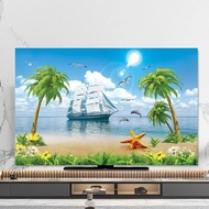 New styleCute anime smart android Dust cripage TV Cover Computer Cloth Home Decoration Dustproof tv 