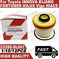 1/10/12PCS 23390-0L041 23390-0l030 Box Engine Fuel Filter Element 3390-0L010 23390-0L020 For Toyotaa