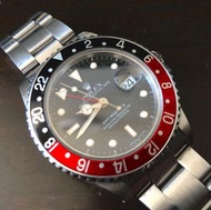 單錶-中古系Rolex GMT 2 16760 Fatlady 可樂圈沙糖面肥妹仔 *非 16700 16710