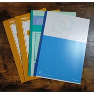 Set of 4 B5 Notebooks + Bonus Basketball-themed Notebook with Graph Paper (3 Notebooks)