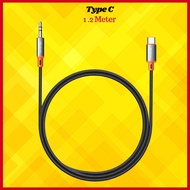 【1YrWarranty】Mcdodo Aux Cable For Speaker Headphone Music Audio Cable USB C Type to DC3.5mm Headphon