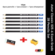 Astar Classic 025-6 Exam Grade 2B Pencils Set