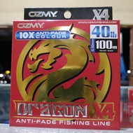PE DRAGON X4 OZMY 100M BLACK COLOR