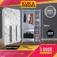 almari baju 3 pintu/almari baju/almari murah/almari ikea/wardrobe 3door/cabinet baju/asthetic wardrobe