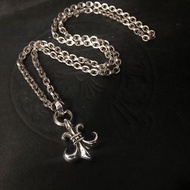 Chrome hearts 克羅心船錨童軍花項鍊