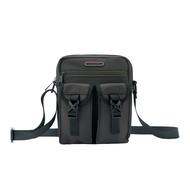 NCAA Double Pocket Side กระเป๋าสะพายข้าง ลาย Harvard University สีดำ 73251709