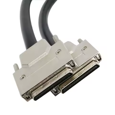 SCSI Cable VHDCI68 To VHDCI68 Cable VHDCI 68 Pin To VHDCI68Pin Male to Male Cable Professional Custo