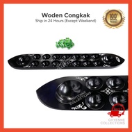 Good Quality Wooden Congkak • 91cm • Malaysia Traditional Board Game • Congkak Kayu Guli