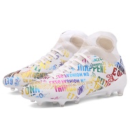 BINBINNIAO Plus Big Size 33-46 Original Turf Soccer Shoes Men AG Football Boots Kids Boys Soccer Cle