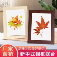 New Chinese Style Wooden Photo Frame Multi-Size Swing Table Photo Frame 4K8KA3A4 Wall-Hanging Photo 