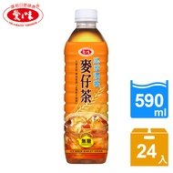 【愛之味】冰萃漫香無糖愛之味麥仔茶590ML