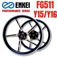 ENKEI FG511 Y15 / Y15Z / Y15ZR / Y16 / Y16ZR / LC135 SPORT RIM ENKEI FG511 READY STOCK